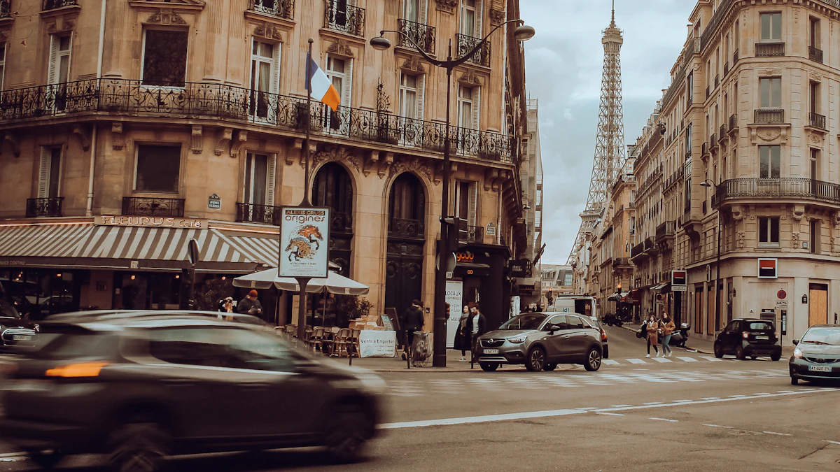 paris traffic cars